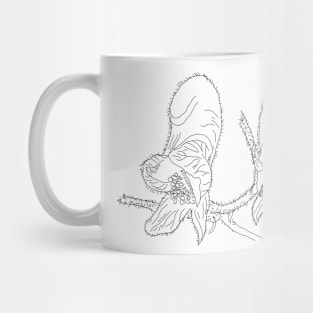 Monkshood Illustration Mug